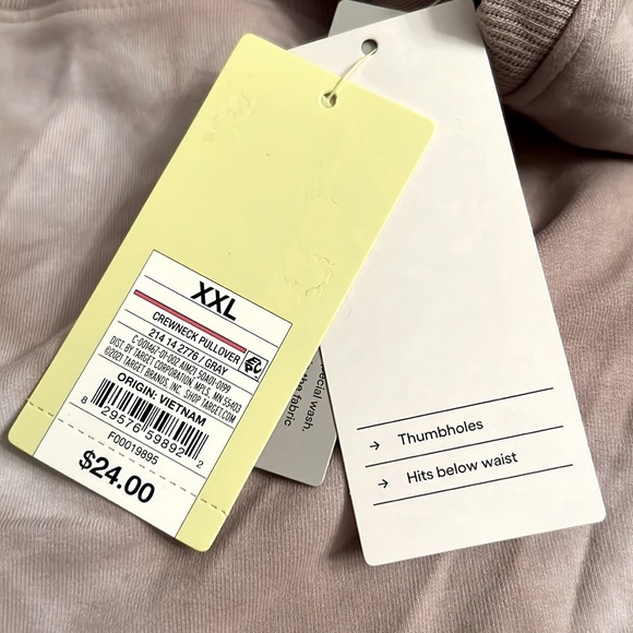 All in Motion™ Women's Crewneck Sweatshirt - Gray and Brown tone - Picture 5 of 5